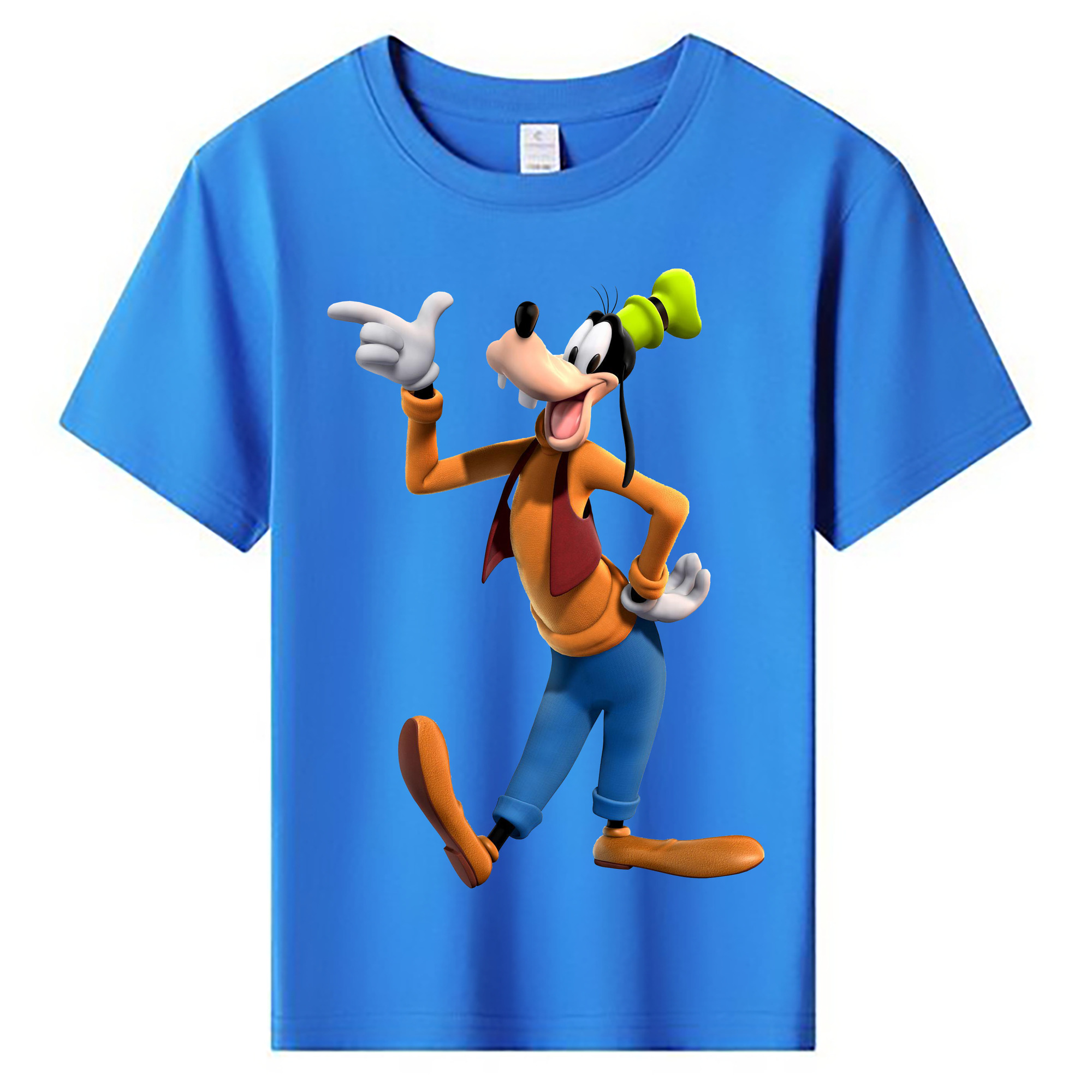 ミッキーマウス Mickey Mouse 綿100％キッズTシャツ（フロントプリント）